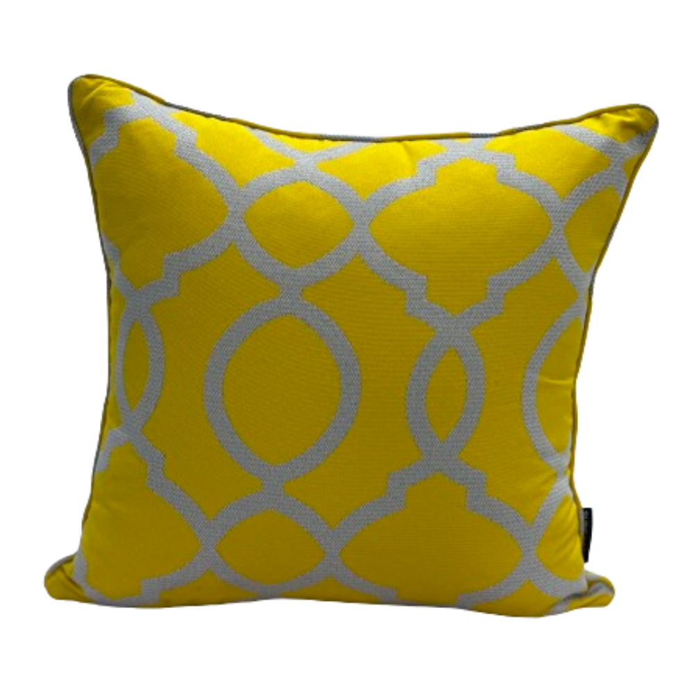 Suncoast Outdoor Customized Throw Cushion - Yellow