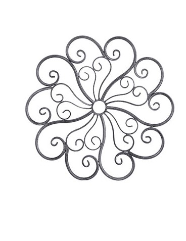 Suncoast Wall D√©cor Iron Flower (M) - Grey