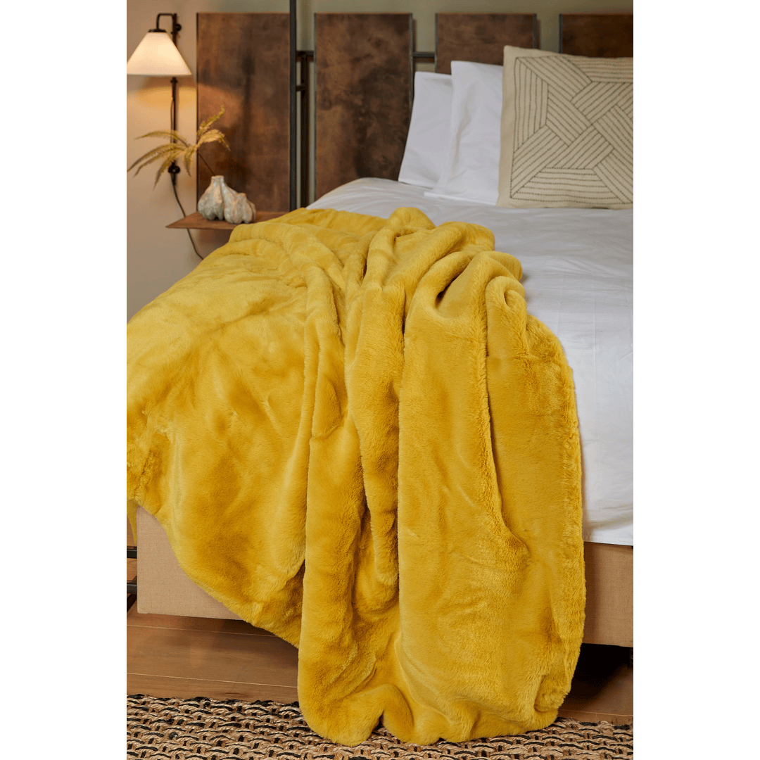 Bronte Fleece Plaid - Yellow 