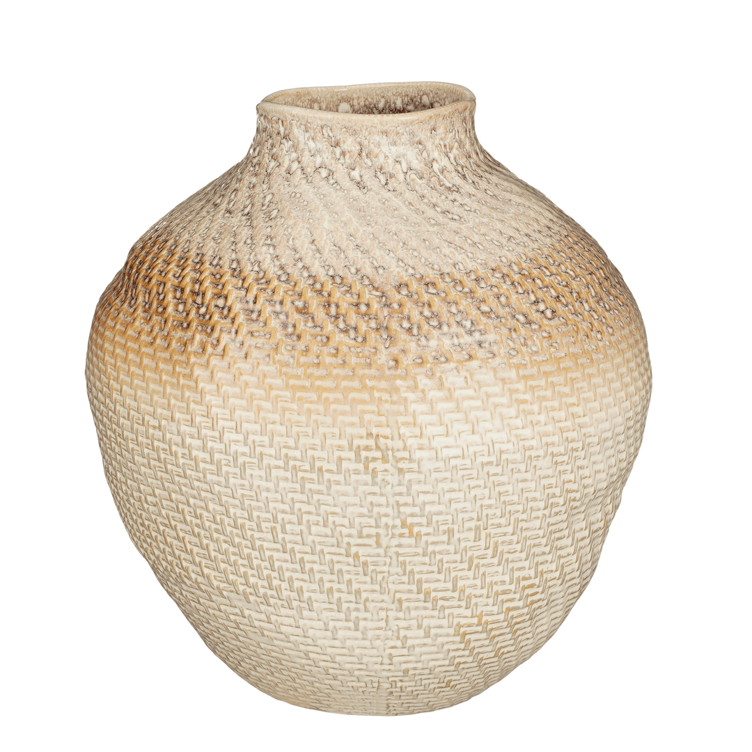 Faye vase - brown