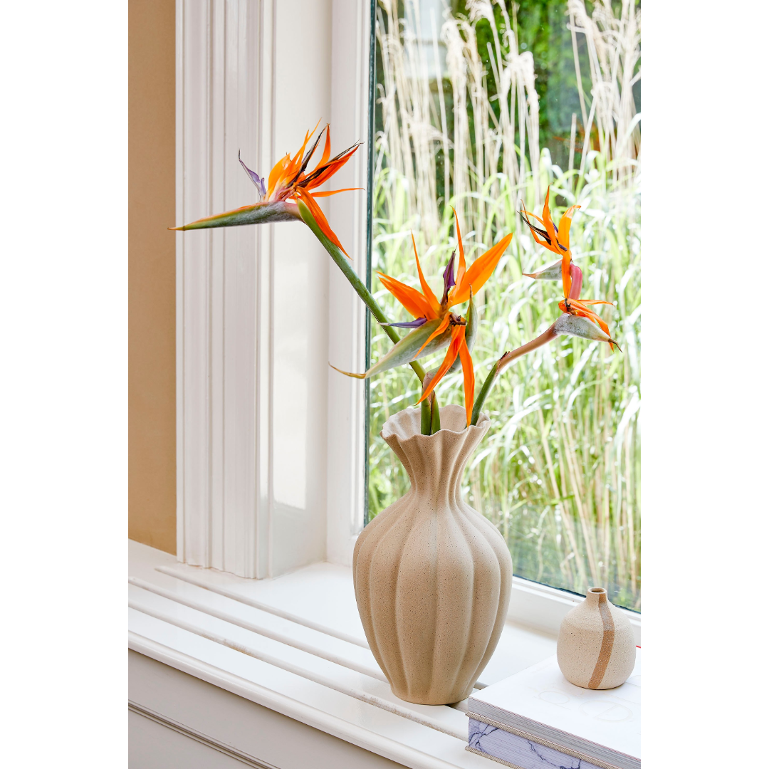 Fiore Vase - Beige 