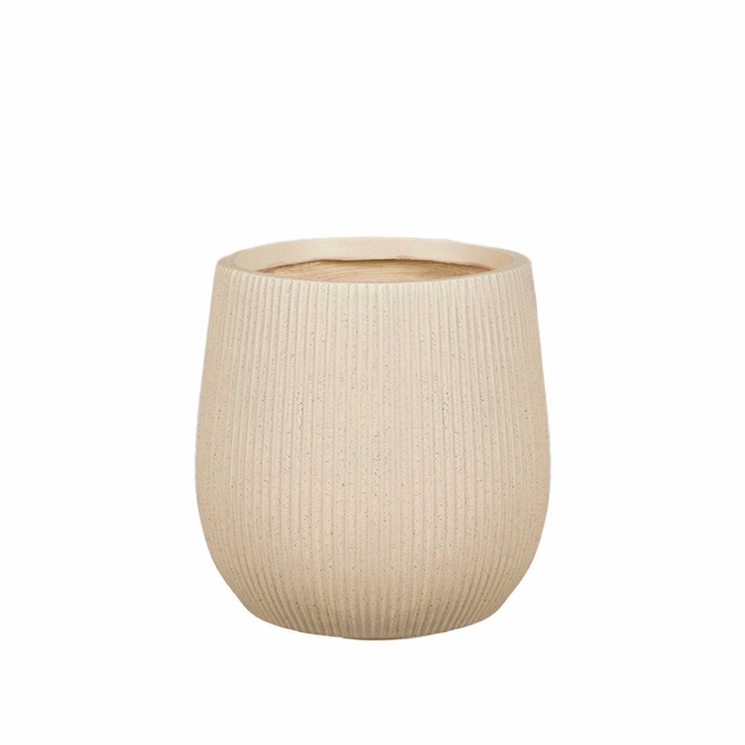 Nuovo Round Pot - Beige 