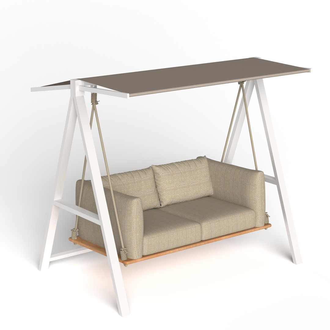 Cloud Swing - Beige and White