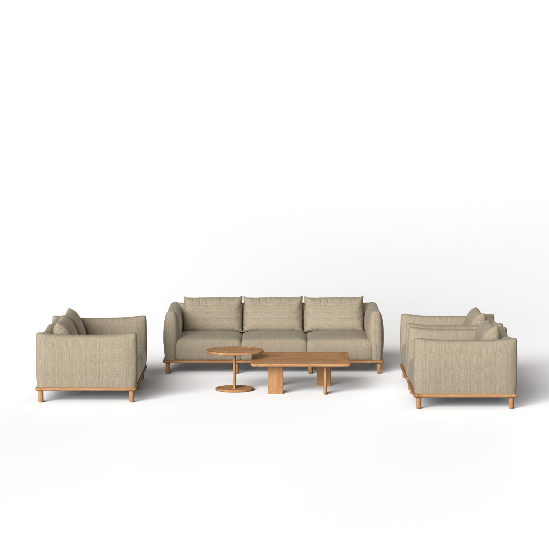 Cloud 7-Seater Sofa Set - Beige