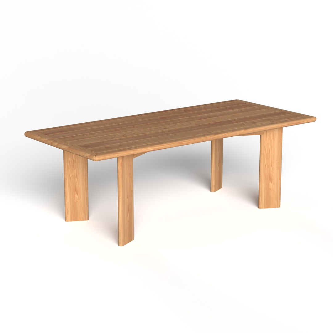 Cloud Dining Table - Brown