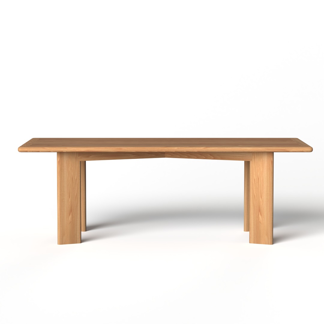 Cloud Dining Table - Brown