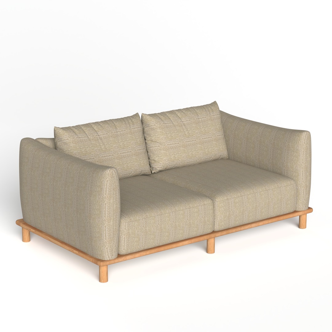 Cloud 2-Seater Sofa - Brown
