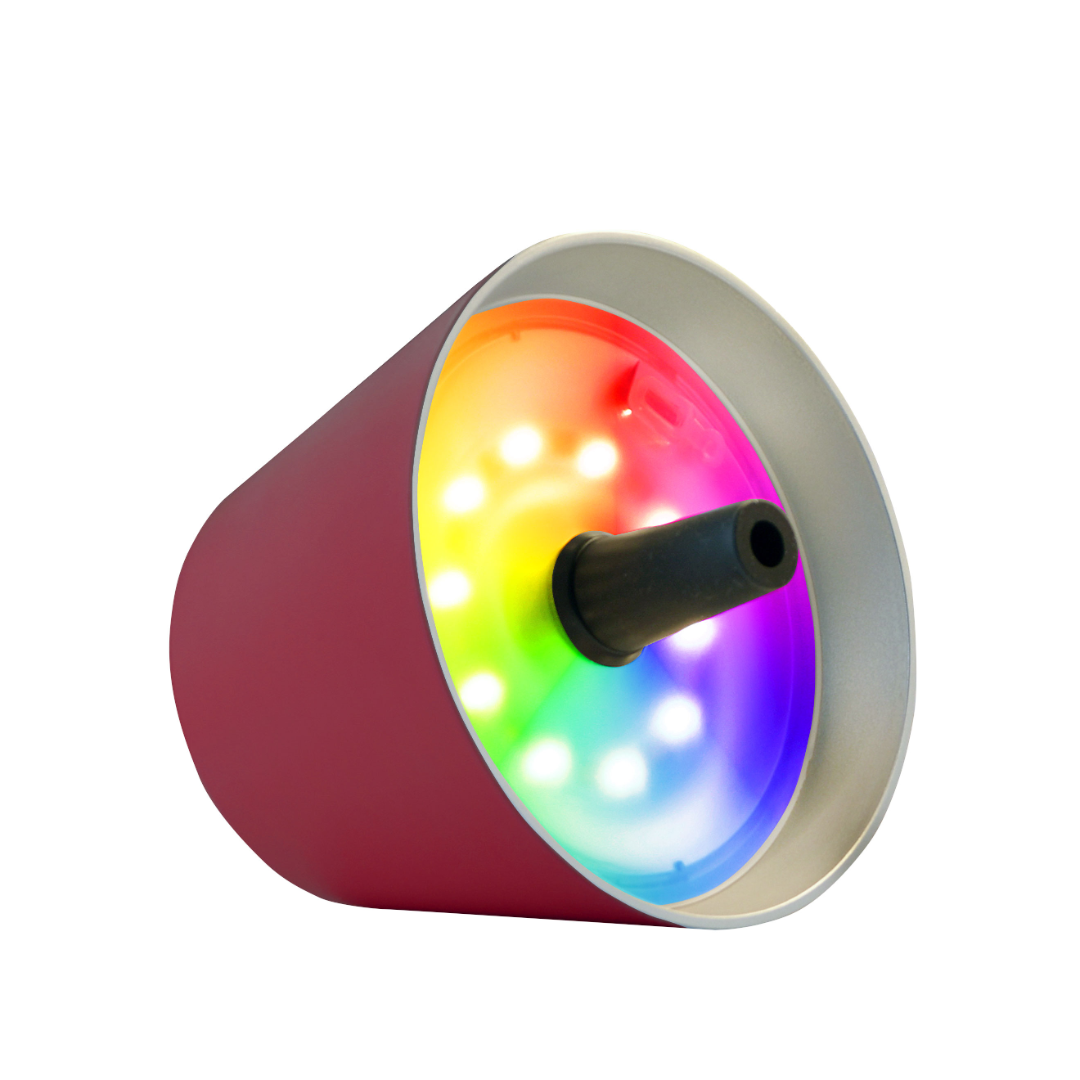Sompex Top 2.0 Battery RGBW Bottle Light - Bordeaux