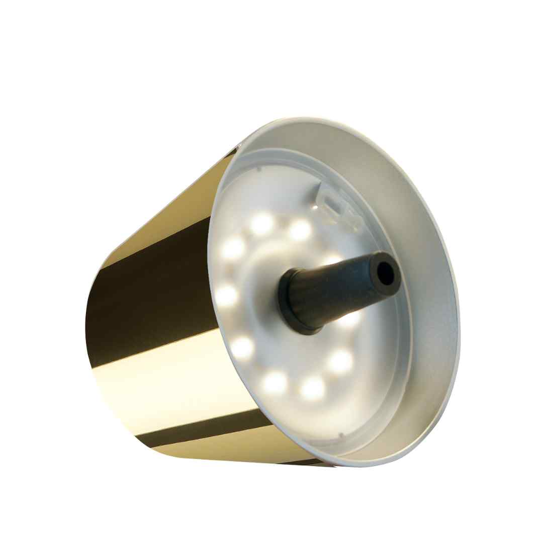 Sompex Top 2.0 Battery RGBW Bottle Light Glossy - Gold