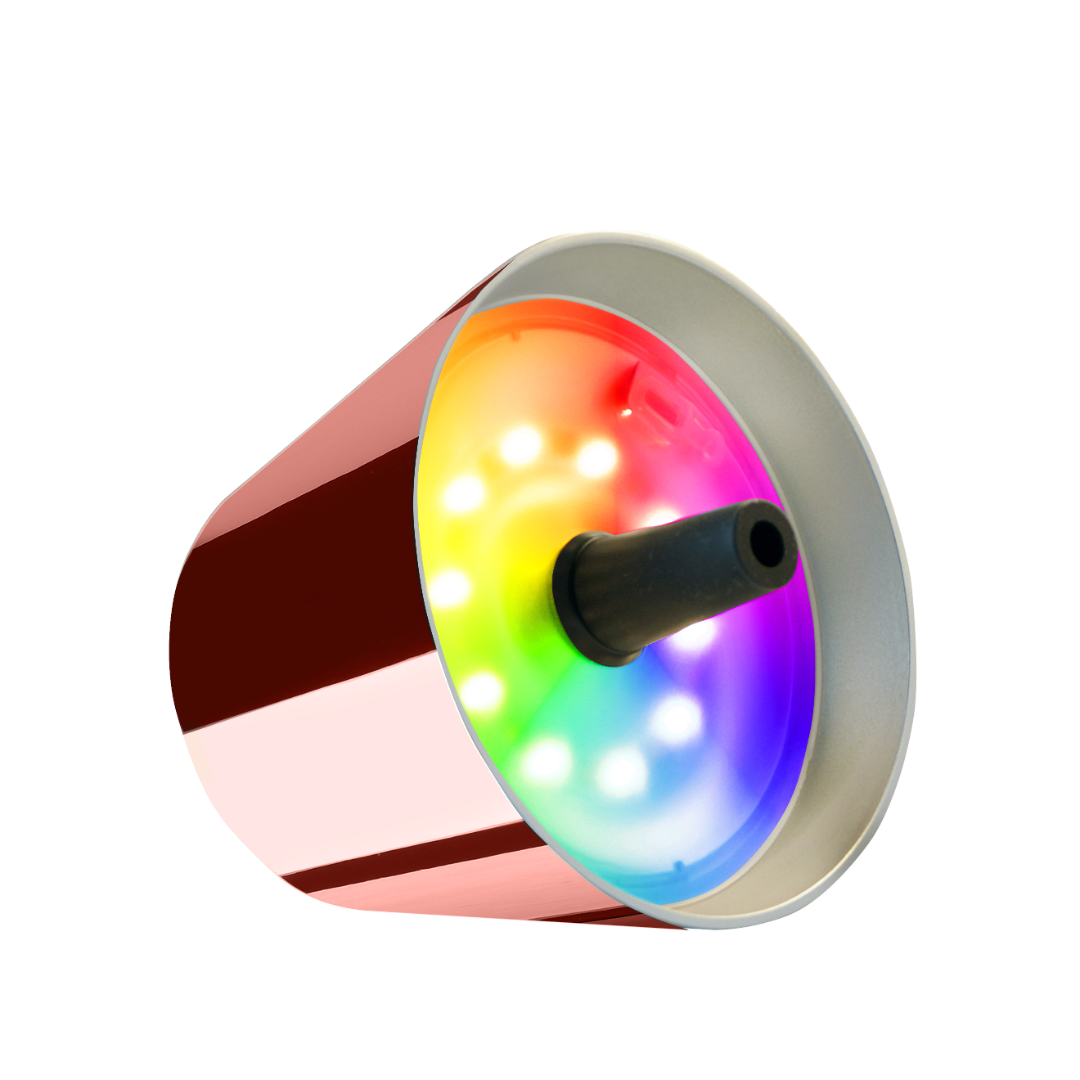 Sompex Top 2.0 Battery RGBW Bottle Light Glossy - Rose Gold 