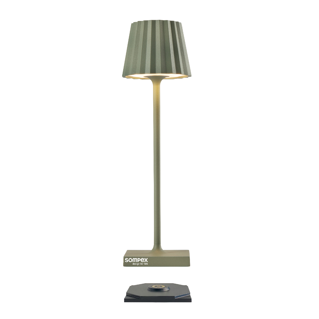 Sompex Troll Nano Table Lamp - Olive Green