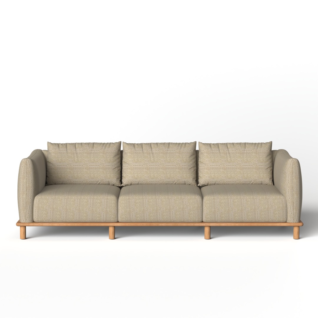 Cloud 3-Seater Sofa - Beige