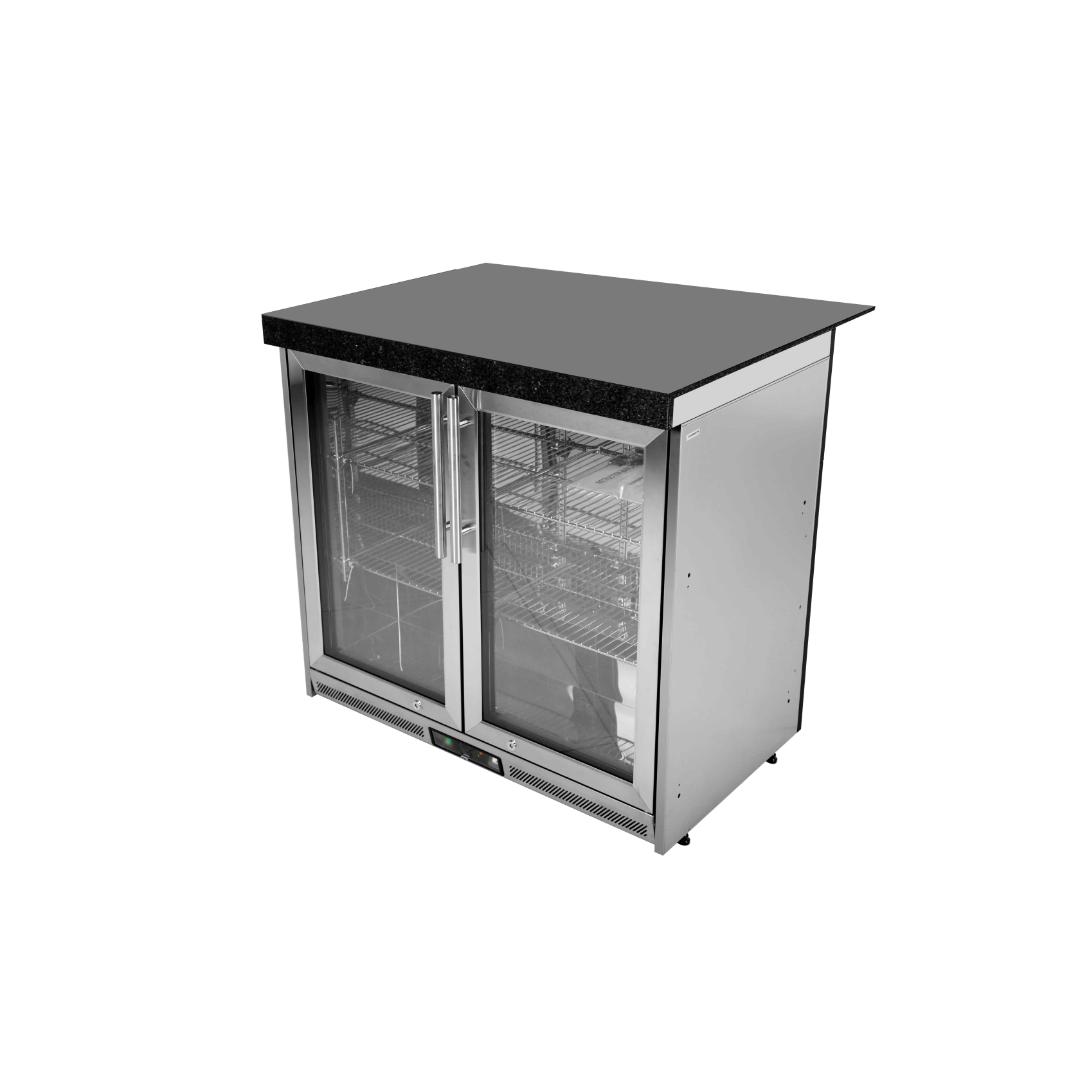 Modular Double Door Fridge - Creamy White