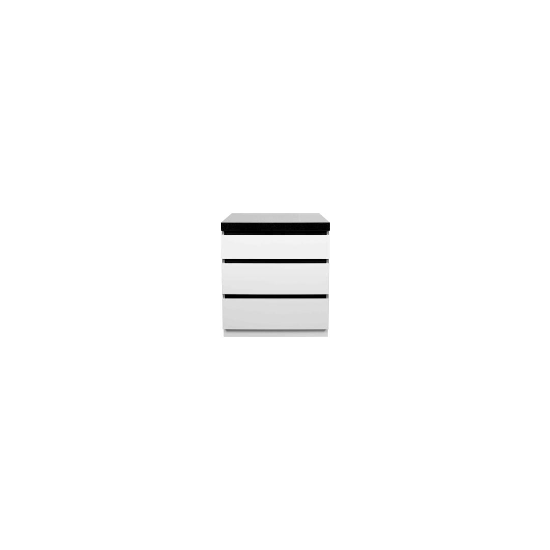 3-Drawer Cabinet - Creamy White 