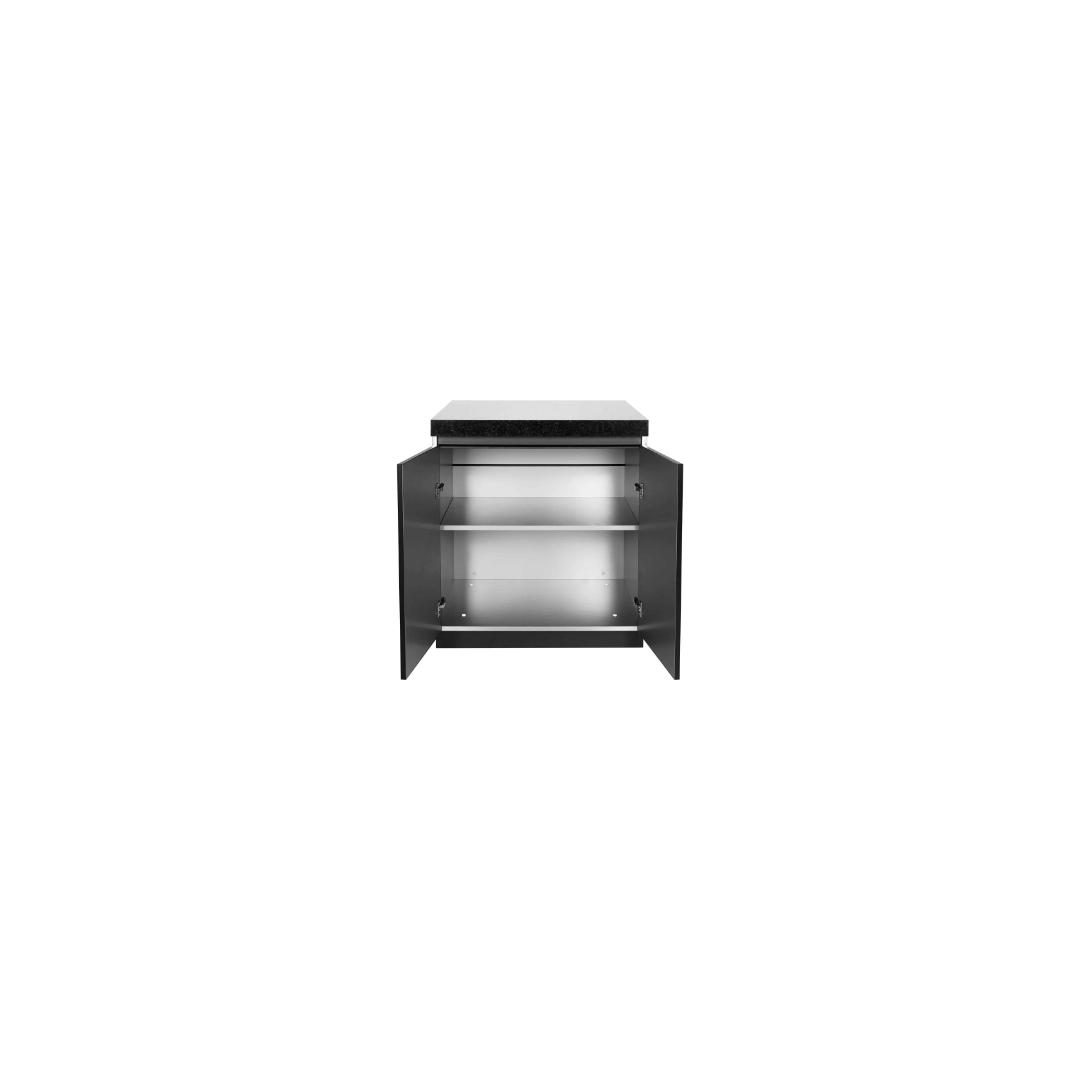 2 Door Cabinet - Black 