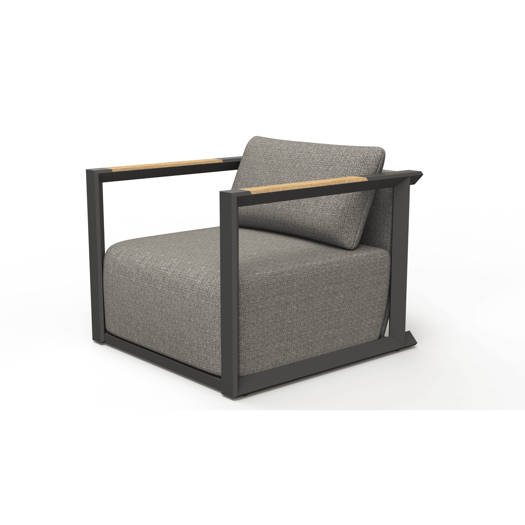 Delta Single Sofa - Charcoal