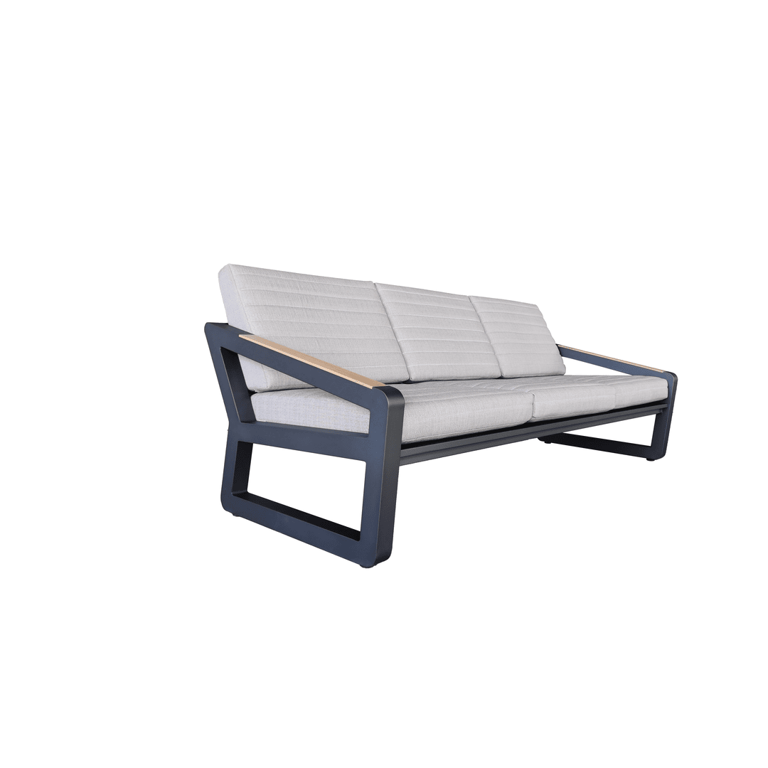 Marrisa 3-Seater Sofa - Charcoal
