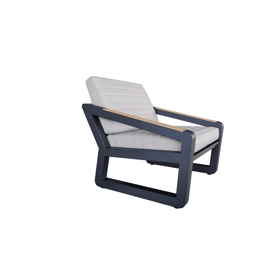 Marrisa Single Sofa - Charcoal