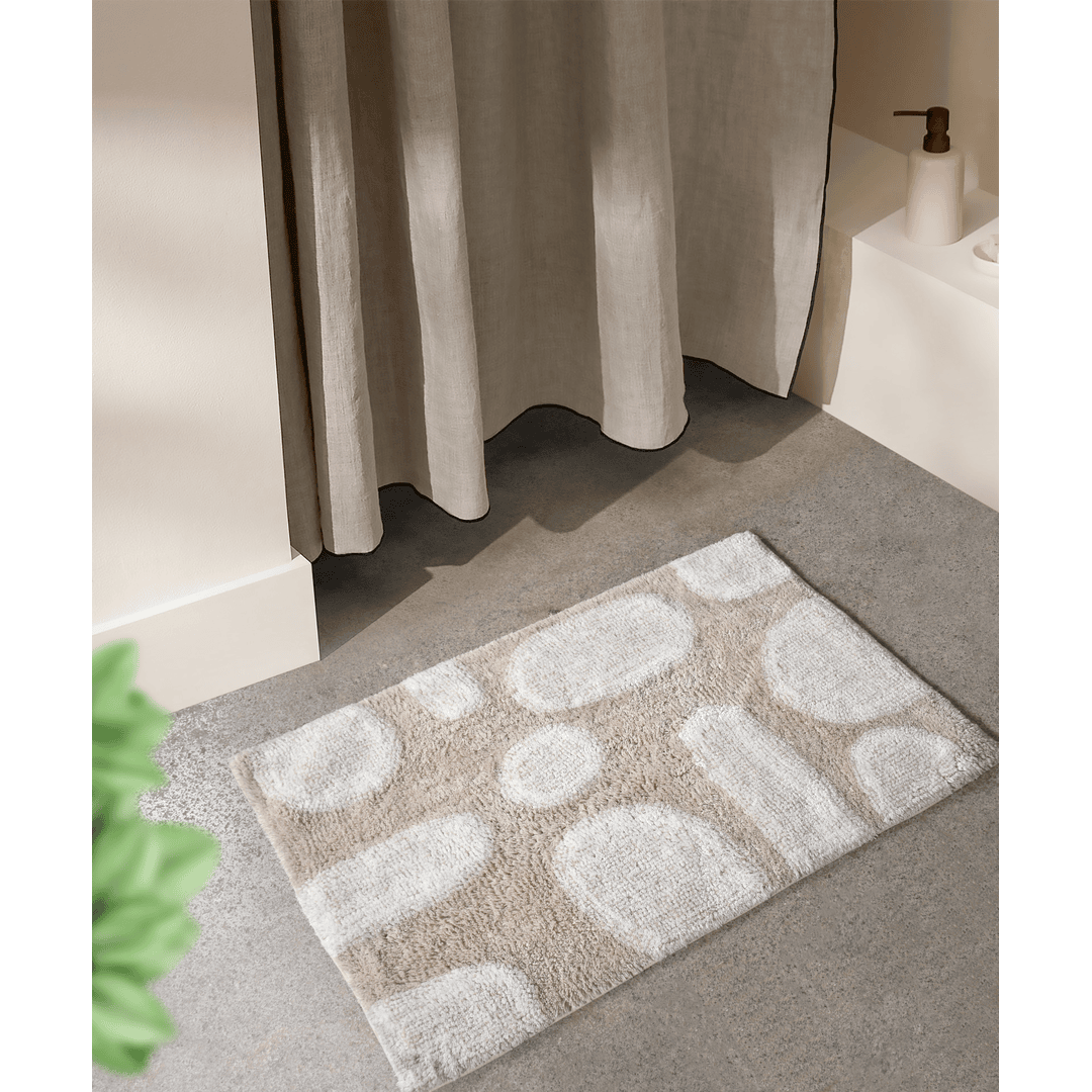 Afrojack Bath Matt - Ivory / Beige