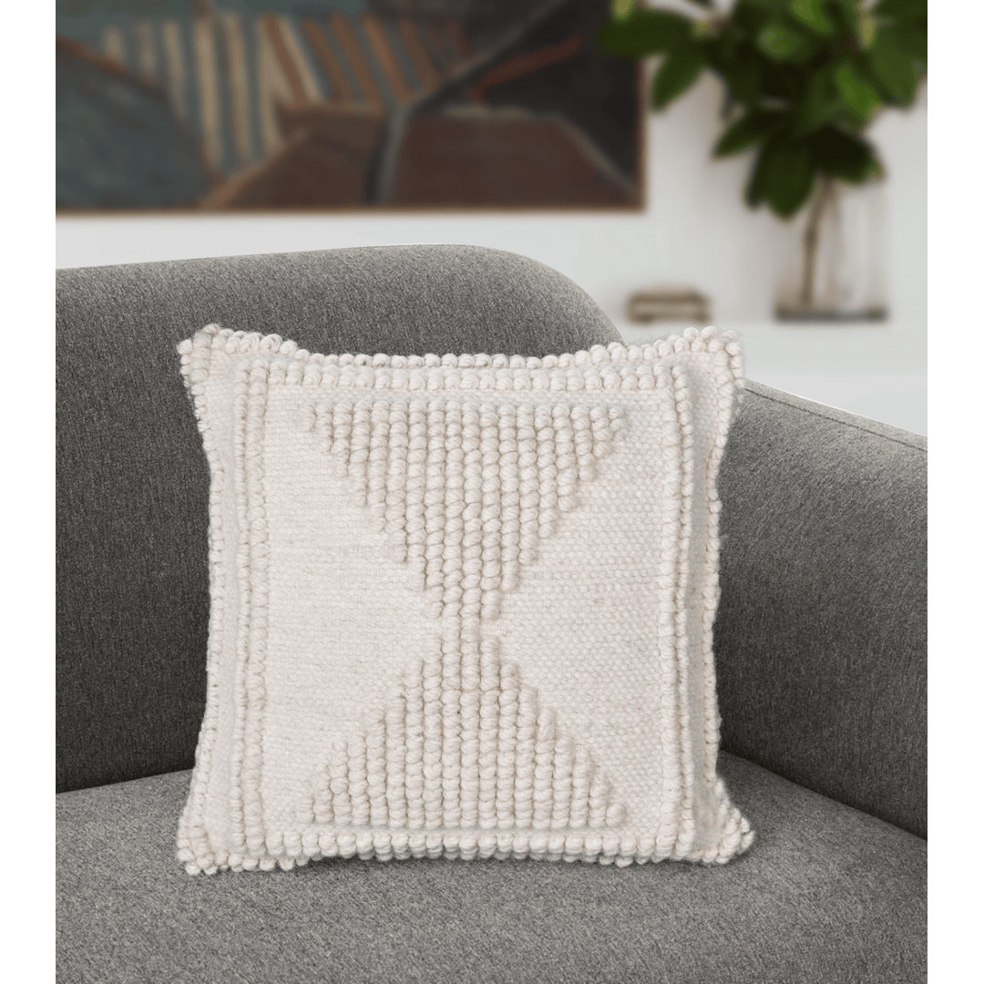 Alvear Throw Cushion - Ivory