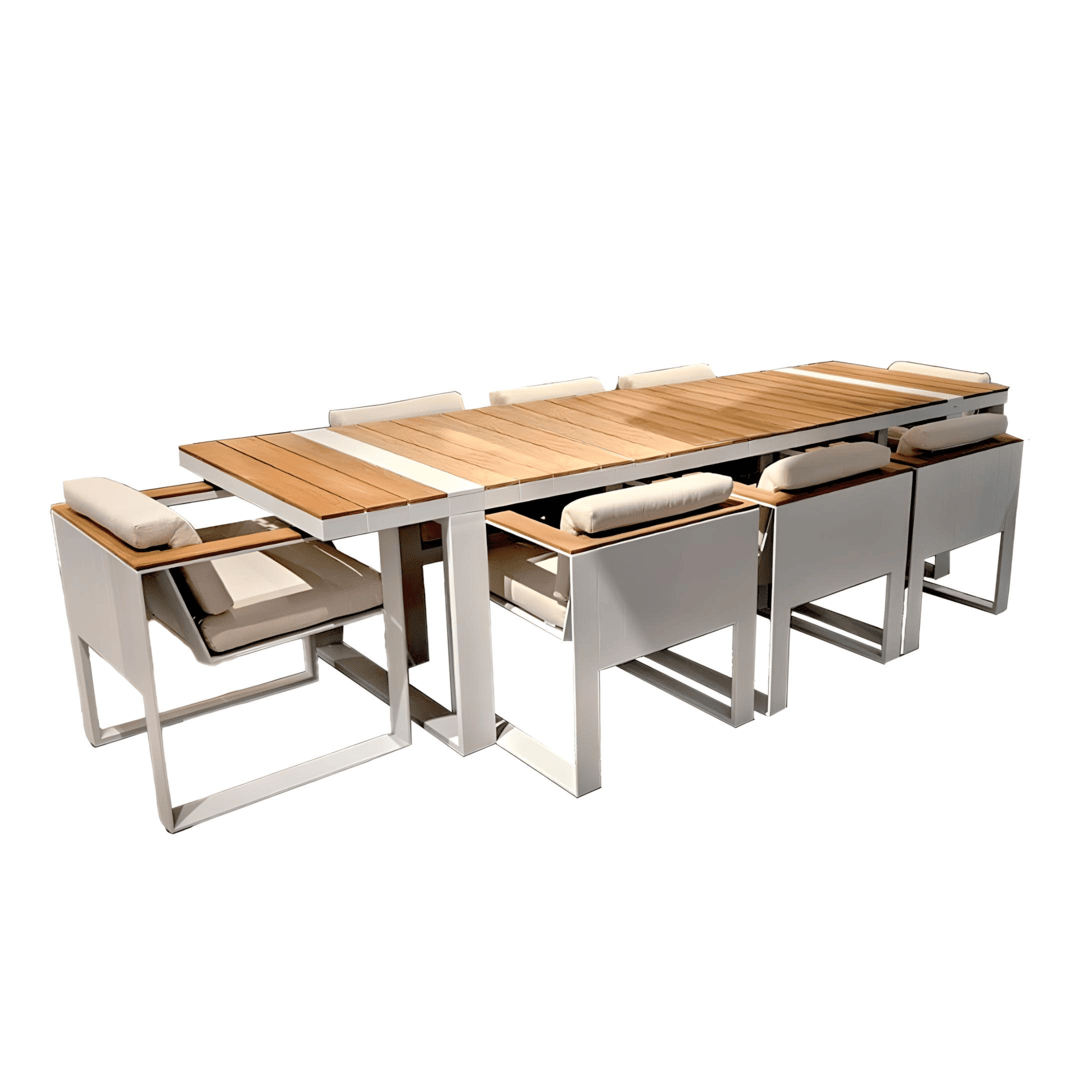 Cambusa Dining Set - White