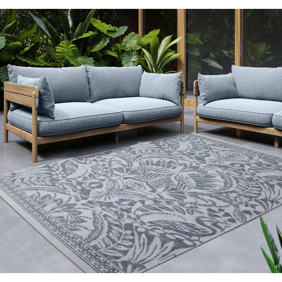 Carder Rug - Ivory / Grey