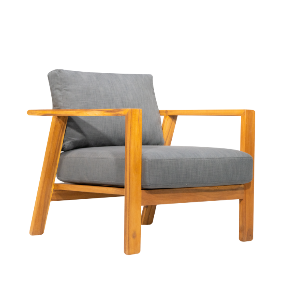 Icarus Four Seater Sofa Set with Table - Grey