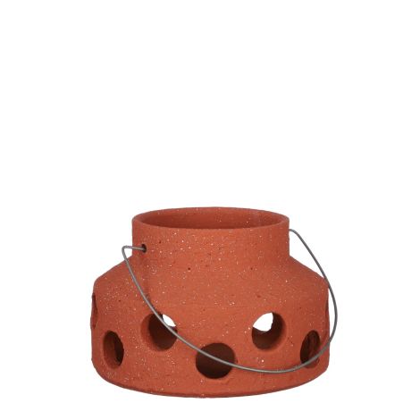 Pietra Lantern Terracotta (XS)-Brown 