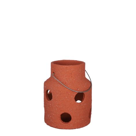 Pietra Lantern Terracotta Brown (S) Edel-1097217