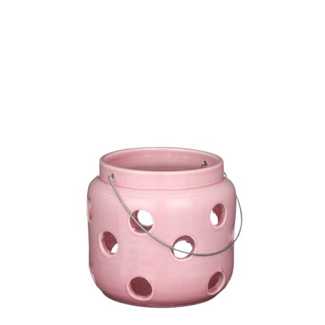 Arena Ceramic Lantern Pink (S) -Edel-1097237