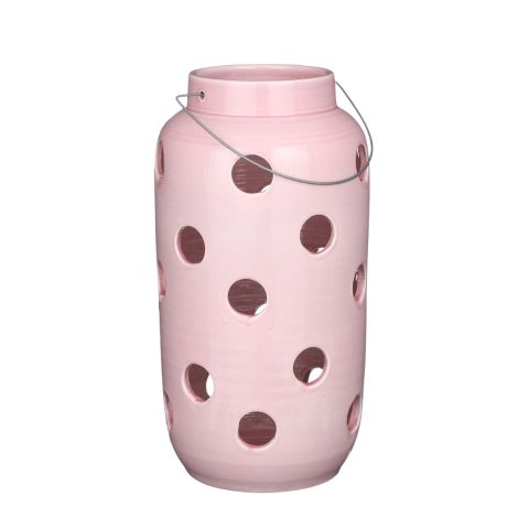 Arena  Ceramic Lantern (L)-Pink 