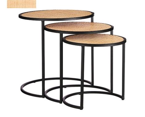 Salto Outdoor Side Table (S)-Brown