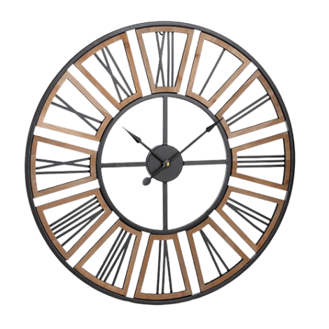 Suncoast Roman Wall Clock-Brown