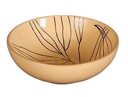 Tabo Stoneware Ceramic Branch Bowl-Pink