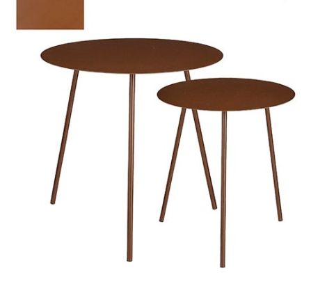 PONTUS SIDE TABLE BROWN-BROWN SUNCOAST- EDEL-1123081