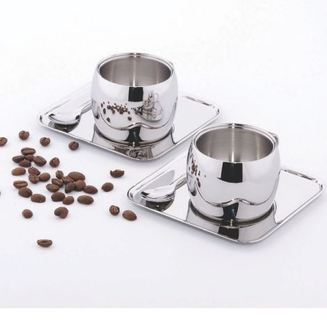 TEA/COFFEE SET 6 PCS STAINLESS-STEEL-TRAM-64430800 SUNCOAST