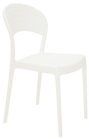 SISSI CHAIR CLOSED BACKREST CHAIR WHITE-TRAM-92046010 SUNCOAST