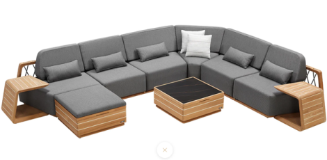 Armonia L-Shape Sofa Set (MADE ON ORDER)