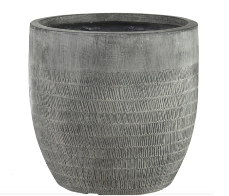  Zembla Round Pot-Grey