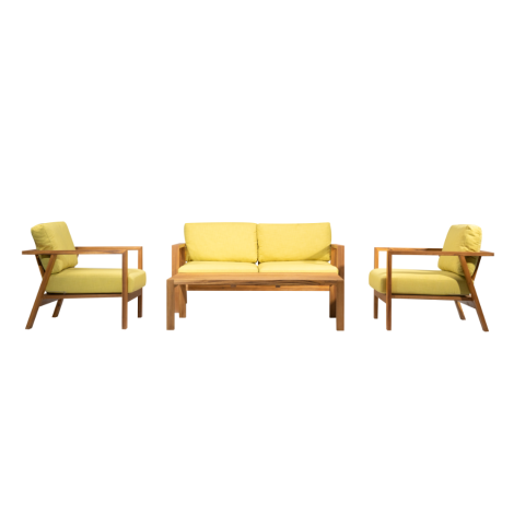 Santiago Two Seater Sofa Set with Table 