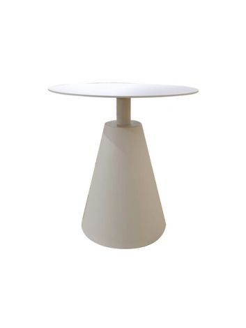 CONE SIDE TABLE -SUNCOAST ROUND SIDE TABLE -BEIGE