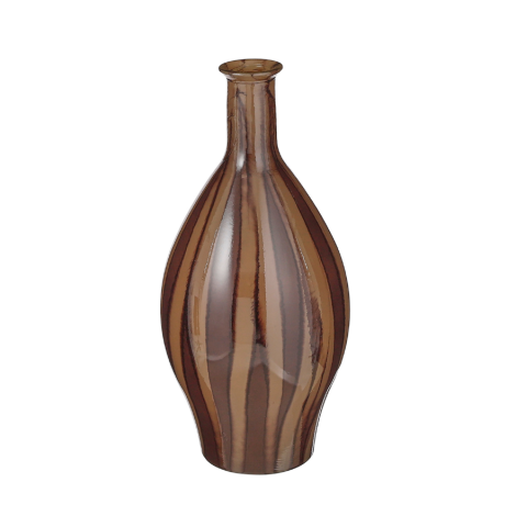 Palermo Outdoor Vase Recycled Glass-Brown