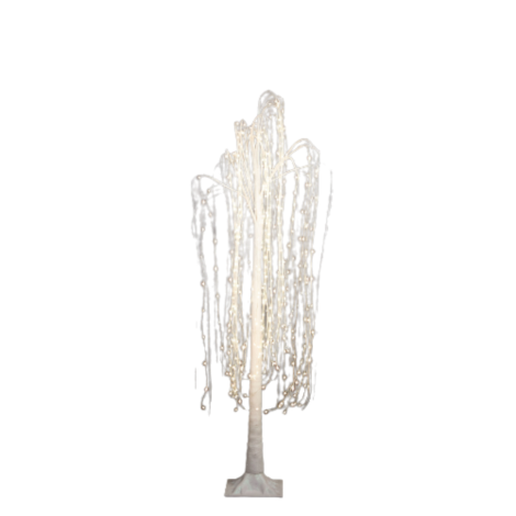 Willow Decorative Tree With 400 LED Lights And Timer White 