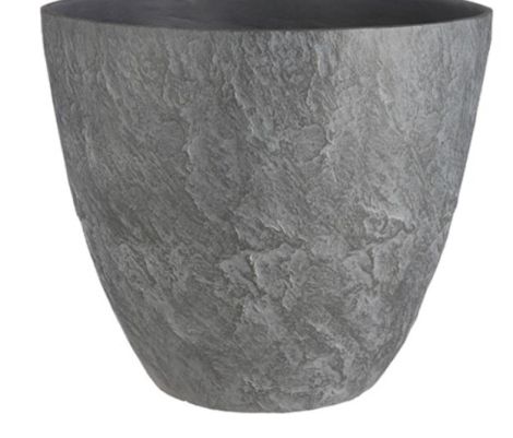 Bravo Pot Round (L)-Dark Grey