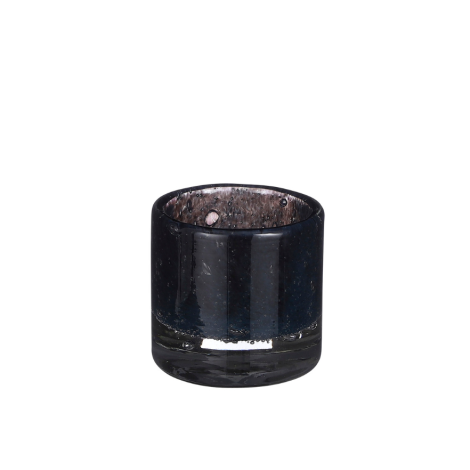 Estelle Cylinder Glass Vase (XS) Dark Blue