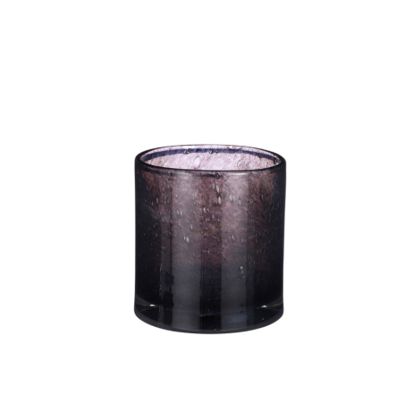 Estelle Cylinder Glass Vase (S) Dark Blue