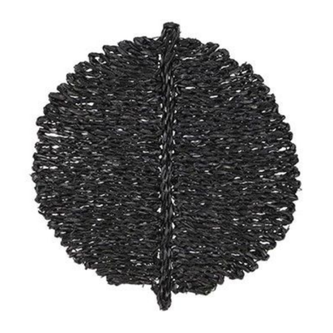 ROUND SHAPED PLACEMAT BLACK-EDEL-1102739 SUNCOAST