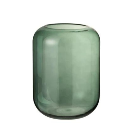 Lino Glass (M) Vase-Green 