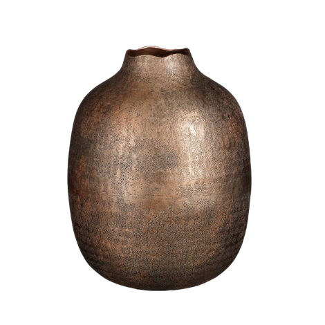 Gibson Aluminum Round Vase Copper (M)