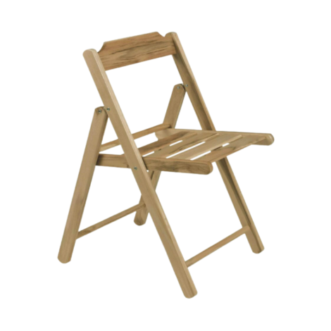 TRAMONTINA -FSC CADEIRA BEER SQUARE WOODEN CHAIR - BROWN